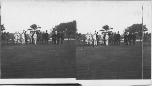 Arrival of t. R. H. at Victoria Memorial Park - Rangoon. India