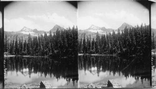 Marion Lake, Near Glacier. Heart of the Selkirks. B.C., Can