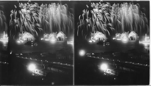 Fireworks - Quebec Celebration. Canada