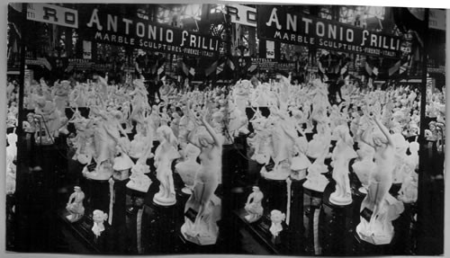 Statuary in Manufacturing Bldg., Italian Section. St. Louis World's Fair, Missouri