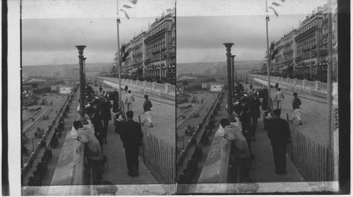 On the Famous Zig-Zag Terrace above the Quay, Overlooking Algiers