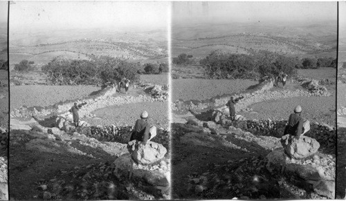 The Pass of Upper Beth-horon from the South,- scene of Hebrew victories. Palestine