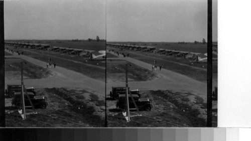 General view of planes, Mather Air Field, Sacramento, Calif