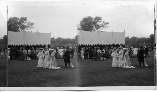 Prince of Wales. India. Princess of Wales (now Queen Mary) at Garden Party, Residency Grounds Peshawar