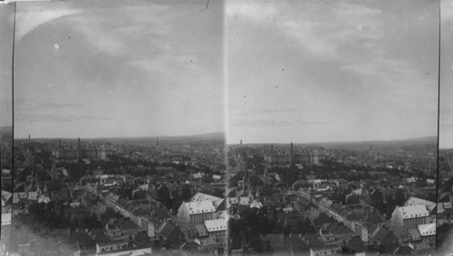 City of Quebec Parliament Bldgs. from Tower of Frontenac