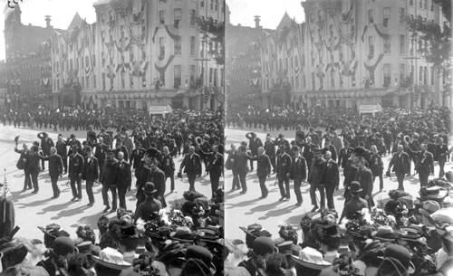 The White Haired Boys in Blue G.A.R. Parade, 1902. [1901]