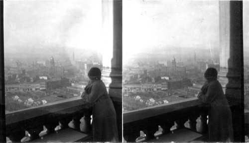 View from Capitol Bldg. to over City of Denver, Colo. [Neg Discarded / Brigandi] 9-86 RM