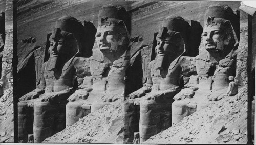 The colossus of Ramses, The Great Abu Simbel, Egypt