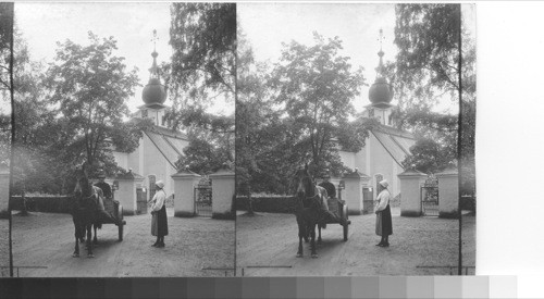 Costumes & cathedral. Leksand, Sweden