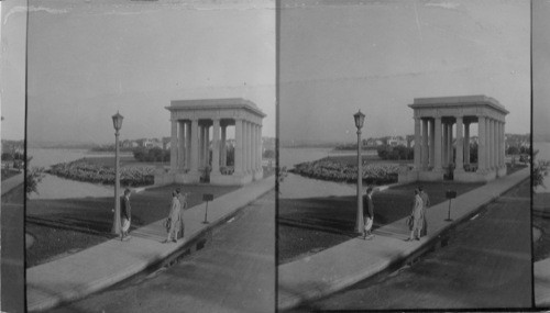 Plymouth Rock, Outside View of Pavilion Enclosing Rock, Plymouth, Mass