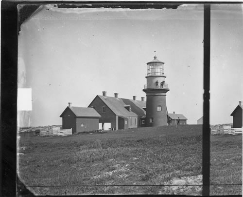 "Gay Head Lighthouse" Martha's Vineyard, Circa 1875 B.W.K