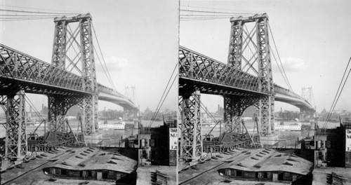 Williamsburg Bridge from N.Y. Side N.Y