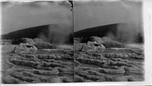 The Crater of Old Faithful Geyser, Yellowstone National Park, Wyo