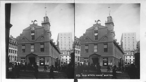 Old State House from Court Street, Boston