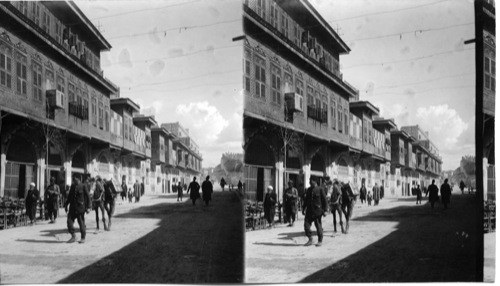 Modern Street. Aleppo. Mesopotamia