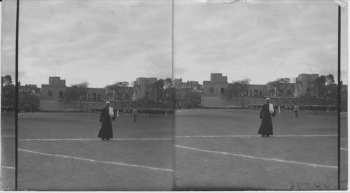 Egyptian Soldiers Drilling, Abdin Square, Cairo, Egypt