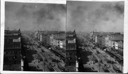 Looking west on Canal street , New Orleans, La [Grunewald's B. Cohn Co. limited / the department store H.B. Stevens & Co. Outfitters Orpheum]