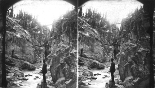 Siren Gorge Below Box Canyon. Ouray. Colo