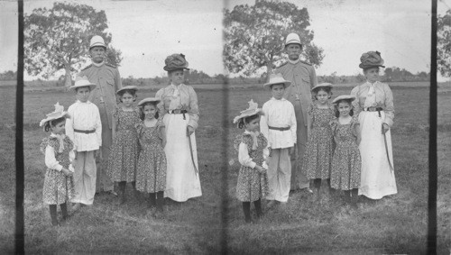 Major General Henry M. Lawton And His Family, P.I