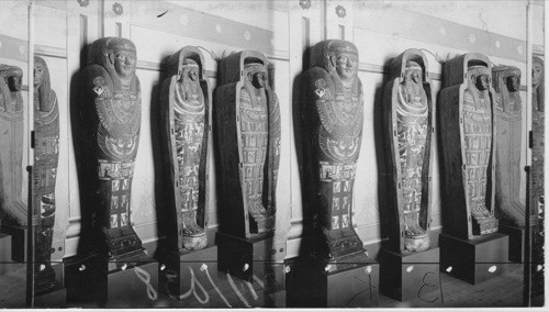 Gallery of Coffins of Mummiers gizeh Museum, Cairo, Egypt