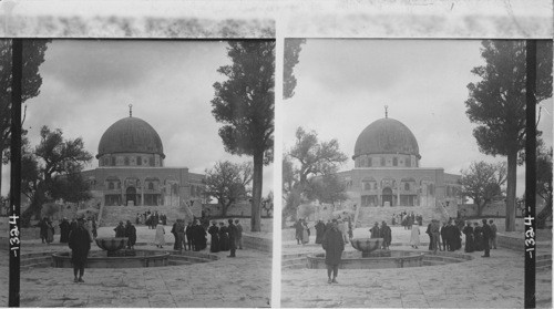 Mosque of Omar from Mosque of el Aksa, Jerusalem, Palestine