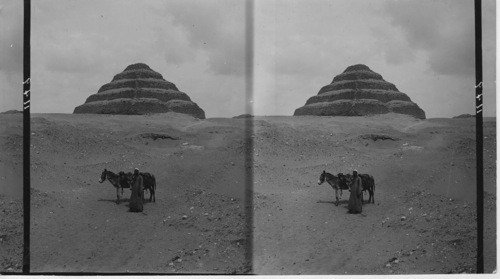 Near View of the Step Pyramid at Sakkarah Looking N. E