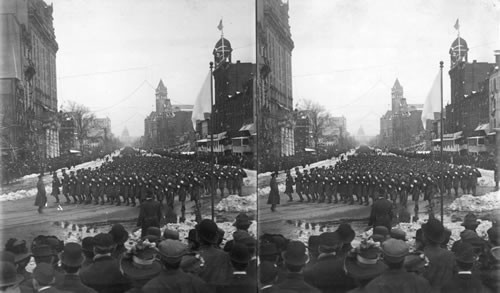 Massachusetts in Line, Taft Inaugural Parade