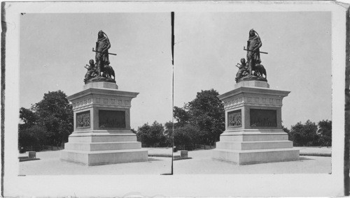 Statue, The Indian, Lincoln Park, Chicago, Ill