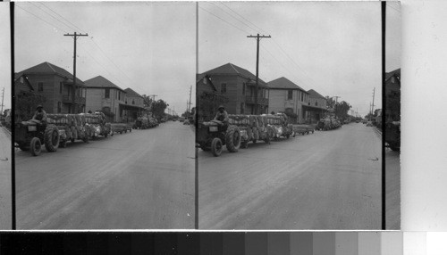 Hauling Cotton to Compress Plant. Galveston, Tex. May, 1948. Sampson