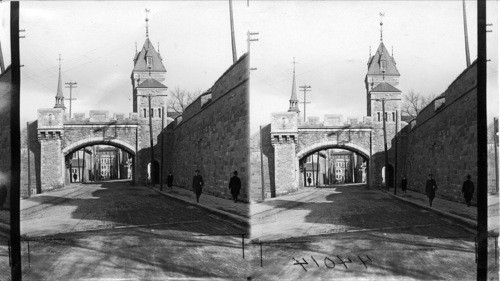 Kent Gate looking into Douphine St. from south to east, Province of Quebec, Canada