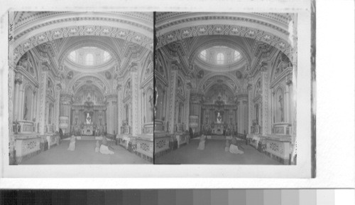 Interior of Chapel, Pyramid of Chatuda. City of Mexico