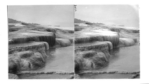 The Beaded Basins and Pools of Jupiter Terrace, Mammoth Hot Springs