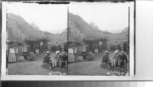 Up country hospitality among the natives - dinner in preparation. Riobamba, Ecuador