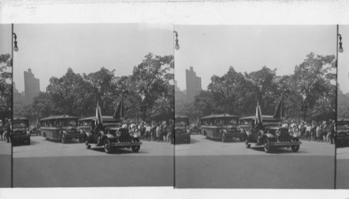 Memorial Day Parade on Riverside Drive, New York City