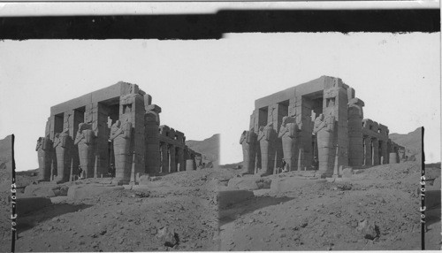 The Great Ramesseum in the Necropolis of Thebes, Egypt