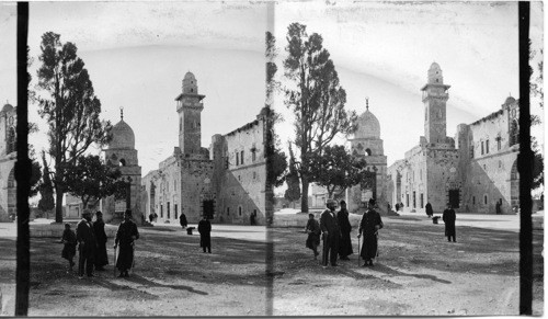 The Holy Enclosures of Mosque of Omar, Palestine. Jerusalem