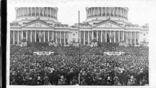 President Wilson Delivering his Inaugural Address, U.S. Capitol, Washington, D.C