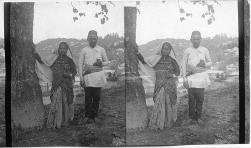 Nepalese man and wife - Darjeeling. India