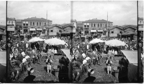 Vegetable market, Constantinople, Turkey