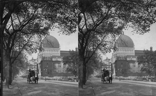 Temple Bethel Moorish and Byzantine in Architecture. Fifth Ave. & 76th St. Opposite Central Park