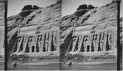 The Small Rock Temple of Abu-Simbel, Nubia, Egypt