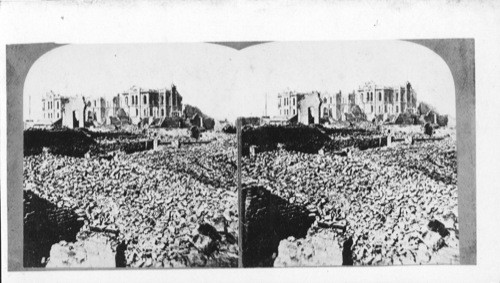 Courthouse Ruins From Tribune Bldg., Chicago, Ill