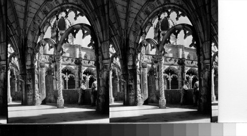 The Cloisters of Sao Jeronimo. Belem Cathedral. Lisbon, Portugal