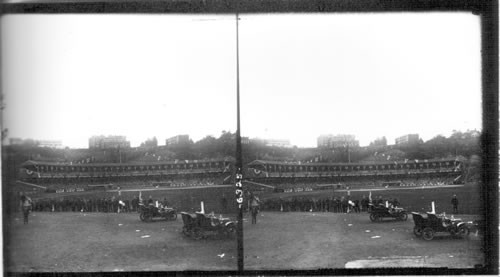 A Baseball Game, Polo Grounds,Washington Heights - New York City, N.Y