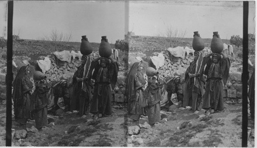 Native Girls at the Well Ramallah, Palestine