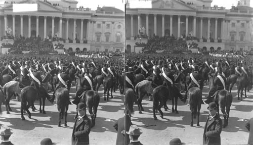 President McKinley Delivering his Inaugural Address, March 4, 1897. Washington