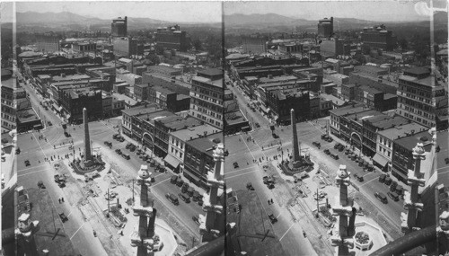 West from Jackson Building to Park Square along Patton Ave. and City of Asheville, N.C