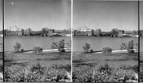 Back of dormitories rear Howard University. Rear of Dormitories, Wash. D.C