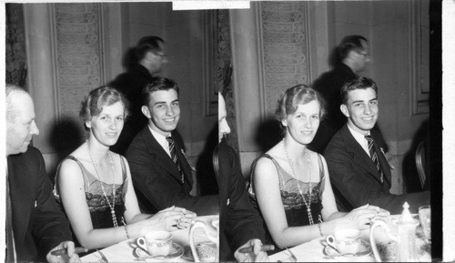 Two of Gov. Roosevelt's Children, LaSalle Hotel, Chicago