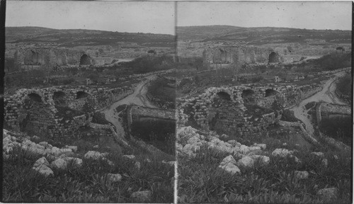 Old Roman Bridge, Jerash. Palestine